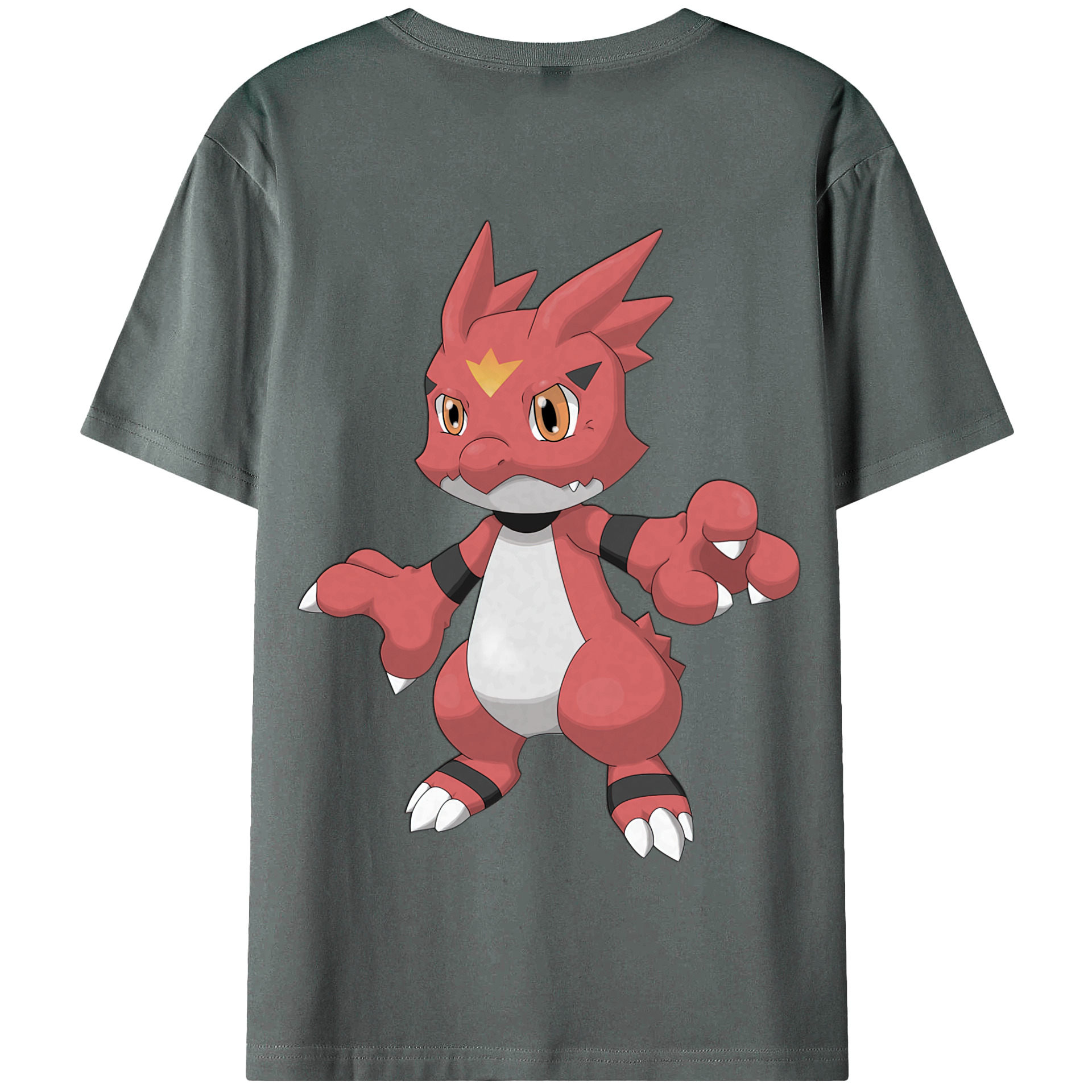 （画像用） Digimon デジタルモンスター/デジモン 綿100％半袖Tシャツ（背面プリント）